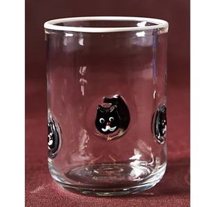 Anthropologie Cat Juice Glass